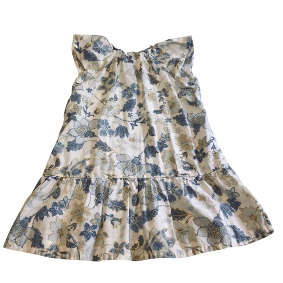 2 GAP Gingham Plaid Flower Sundress Ruffle Criss Cross Lightweight Cotton 4 5 XS - Picture 9 of 9